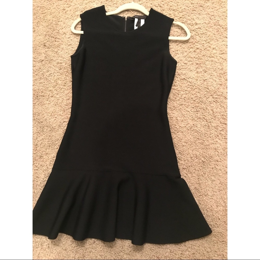 BCBG drop waist fitted dress
